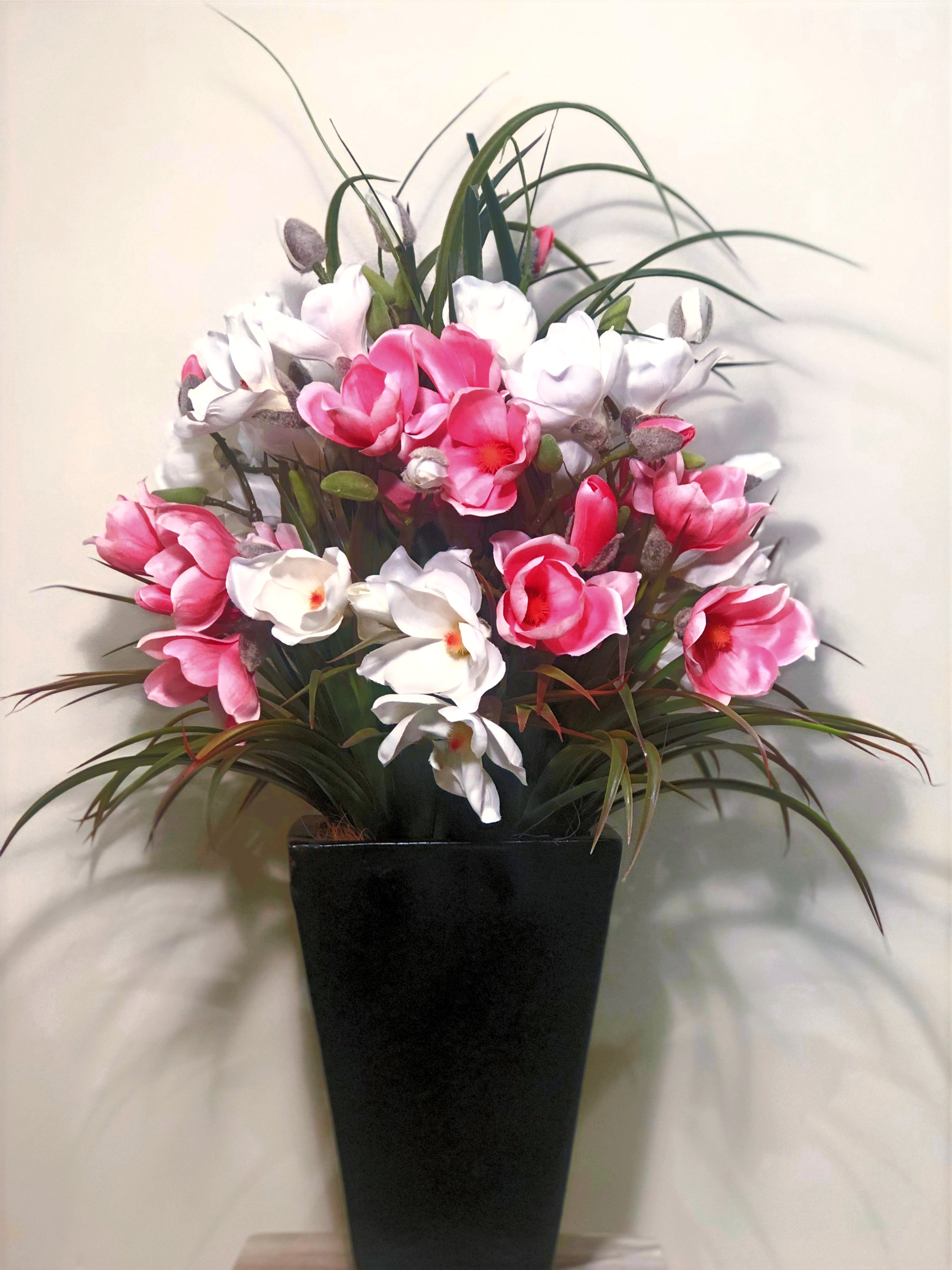 Ceramic floral arrangement